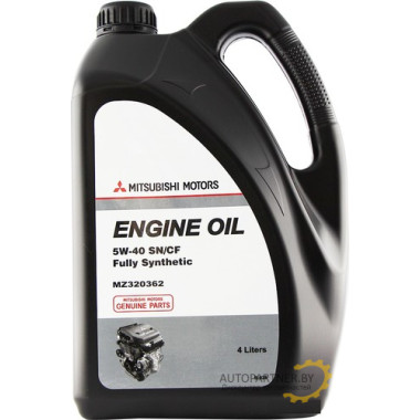 Моторное масло MITSUBISHI ENGINE OIL SN/CF 5W-40 / MZ320362 (4л)