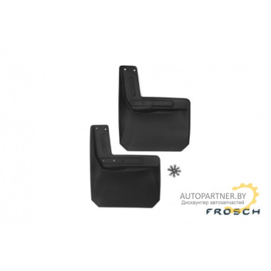 Брызговики задние FROSCH JEEP Wrangler 24 doors 2007 полиуретановые в пакете 2шт / NLF.24.06.E13