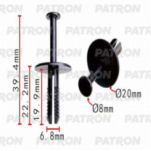 Клипса пластмассовая PATRON Chevrolet,Daewoo,GM,Opel / P37-0195