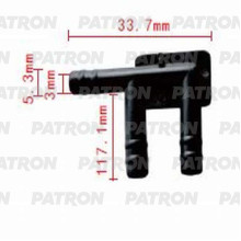 Тройник PATRON GM / P37-0809