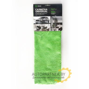 Салфетка микрофибра GRASS 250 г/м 35*40 (1шт) / IT-0454