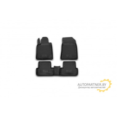 Коврики салона Element PEUGEOT 407 полиуретановые черные 4 шт. / CARPGT00015