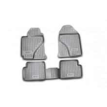 Коврики салона Element TOYOTA Corolla 2002-2007 полиуретановые черные 4 шт. / NLC.48.03.210k