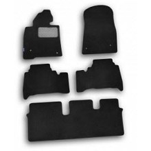 Коврики салона Klever TOYOTA Land Cruiser 200 эконом текстильные черные 5 шт. / KVR01489401200k