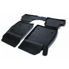 Коврики в салон SRTK Chevrolet Cruze (2009-2015) резина черные / PR.CH.CRU.09G.02X19