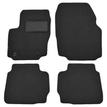 Коврики салона CHEVROLET Spark 2005-2010 хэтчбек текстильные черные 4шт / NLT.08.04.11.110kh