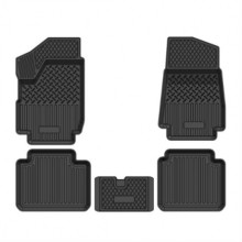 Коврики в салон SRTK Renault Sandero 2014- резина черные 4 шт / PR.RN.SAND.14G.02X60