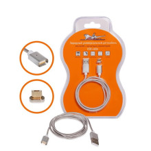 Зарядный кабель microUSB с магнитным коннектором AIRLINE / ACH-M-18