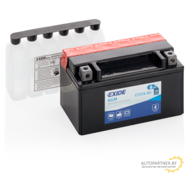 Аккумулятор EXIDE ETX7A-BS
