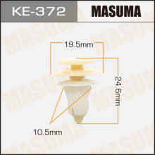 Клипса пластиковая MASUMA (FORD W708621S300)  / KE372