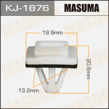 Клипса пластиковая MASUMA (HONDA 91501SP1003)  / KJ1876