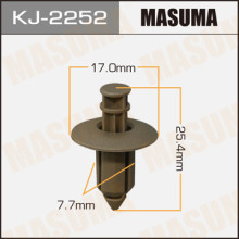 Клипса пластиковая MASUMA (NISSAN 155301763)  / KJ2252