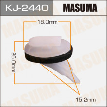 Клипса пластиковая MASUMA (TOYOTA 7681712100)  / KJ2440