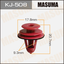 Клипса пластиковая MASUMA (TOYOTA 6777128020)  / KJ508