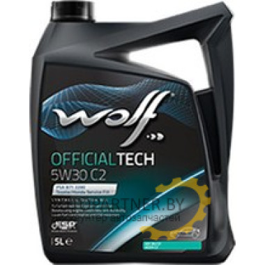 Моторное масло WOLF OFFICIALTECH C2 5W30 / 65610/4 (4л)