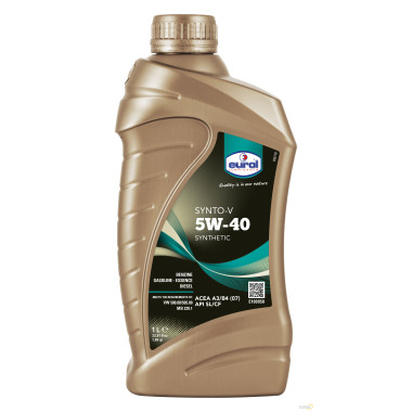 Моторное масло EUROL SYNTO-V 5W40 / E100050 - 1L (1л)