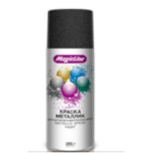Краска Черный металлик  MagicLine 450мл / 2000