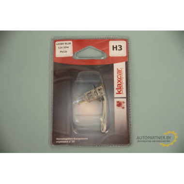 Лампа галогенная H3 12V 55W KLAXCAR FRANCE / 86238X