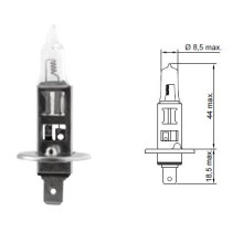 Лампа галогенная H1 12V 100W HELLA / 8GH002089151