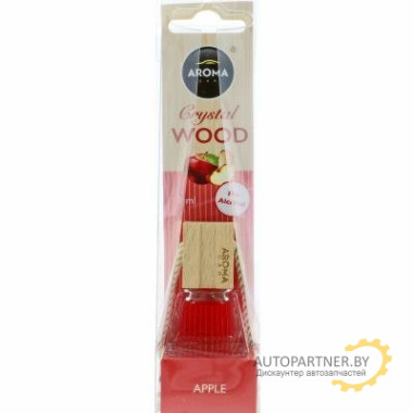 Ароматизатор воздуха жидкостный Aroma Car Crystal Wood Apple (Яблоко), бутылочка, 7мл AROMA CAR (Польша) / 92843