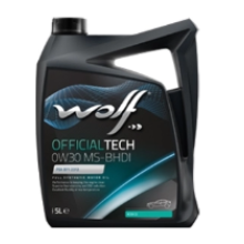 Моторное масло WOLF OFFICIALTECH MS-BHDI 0W30 / 65615/5 (5л)