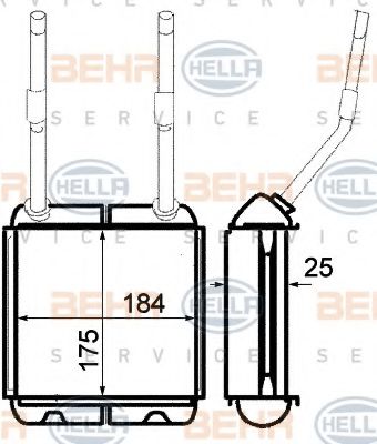 BEHR HELLA SERVICE 8FH 351 313-031