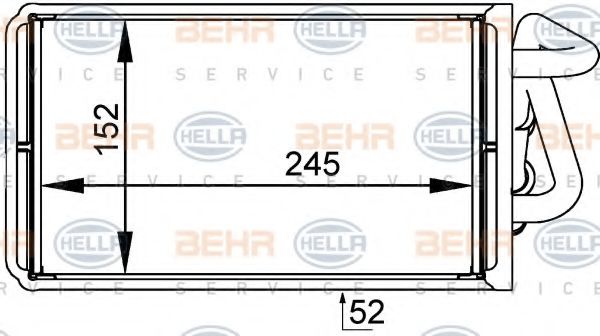 BEHR HELLA SERVICE 8FH 351 333-001