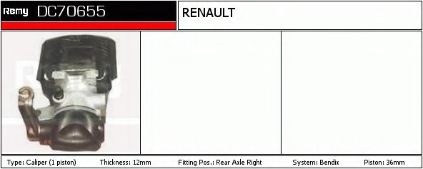 DELCO REMY DC70654