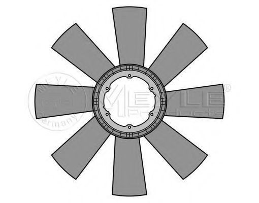 Крыльчатка вентилятора, охлаждение двигателя MEYLE 16-34 232 0019