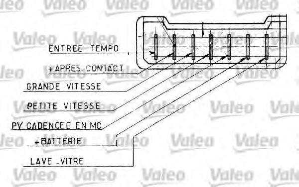 Выключатель на колонке рулевого управления VALEO 251326