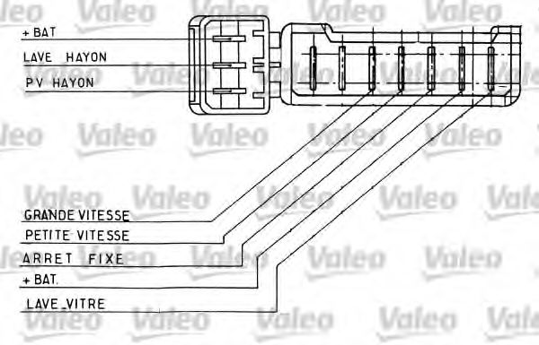 Выключатель на колонке рулевого управления VALEO 251329