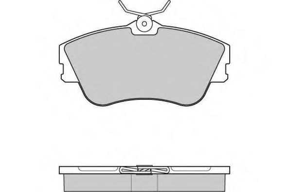Комплект тормозных колодок, дисковый тормоз E.T.F. 12-0625