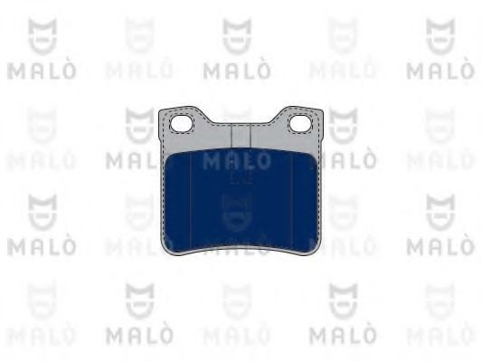 Комплект тормозных колодок, дисковый тормоз MALÒ 1050045