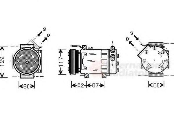 VAN WEZEL 4300K076