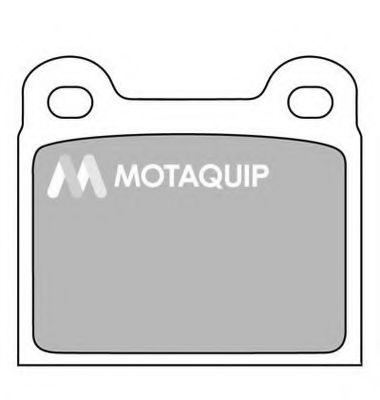 Комплект тормозных колодок, дисковый тормоз MOTAQUIP LVXL151