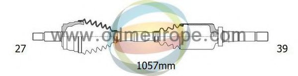 Приводной вал ODM-MULTIPARTS 18-292410