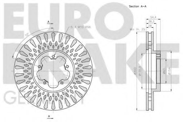 EUROBRAKE 5815202576