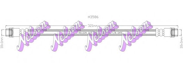 Тормозной шланг BROVEX-NELSON H3586
