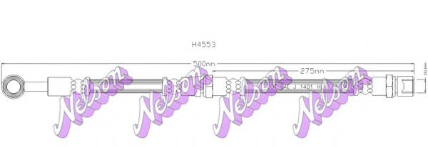 Тормозной шланг BROVEX-NELSON H4553