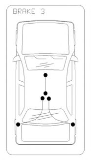 Трос, стояночная тормозная система COFLE 17.1260