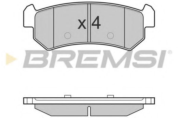 BREMSI BP3148