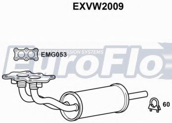 Труба выхлопного газа EuroFlo EXVW2009
