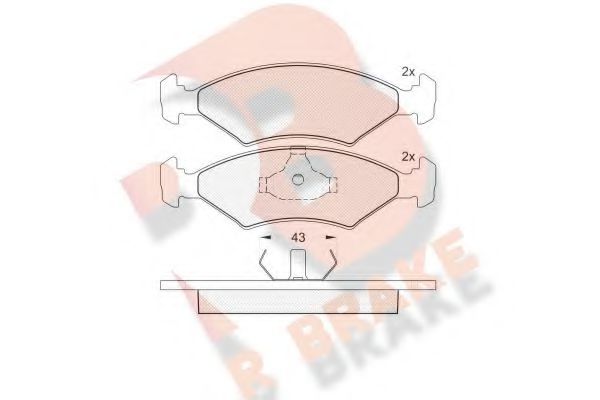 R BRAKE RB0329