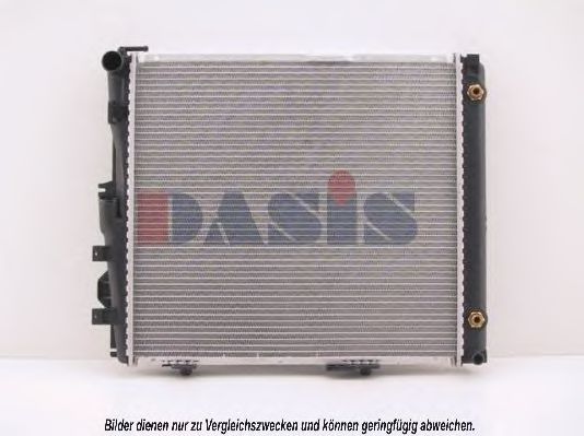 Радиатор, охлаждение двигателя AKS DASIS 121650N